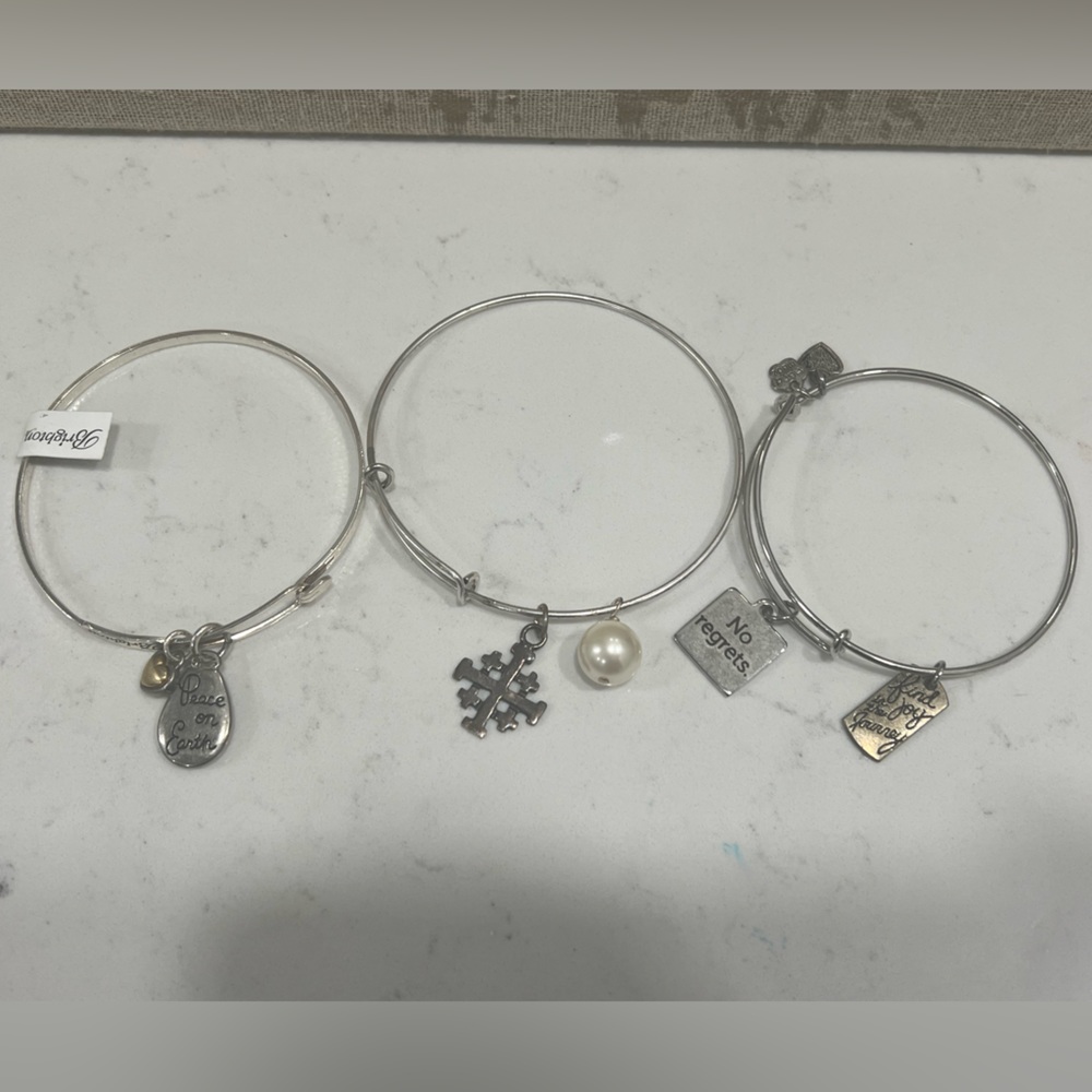 Brighton 3 piece charm bracelet